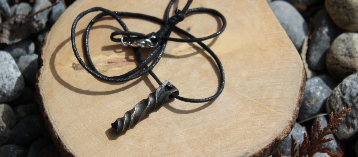 Three Hole Twist Necklace